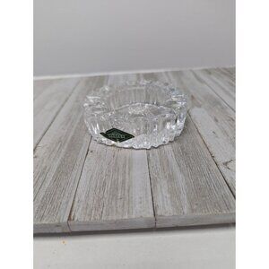 Shannon Crystal Designs Lead Crystal Trinket Bowl Pillar Candle